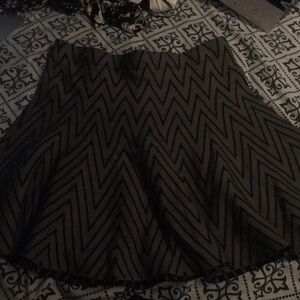 Black and grey skirt!